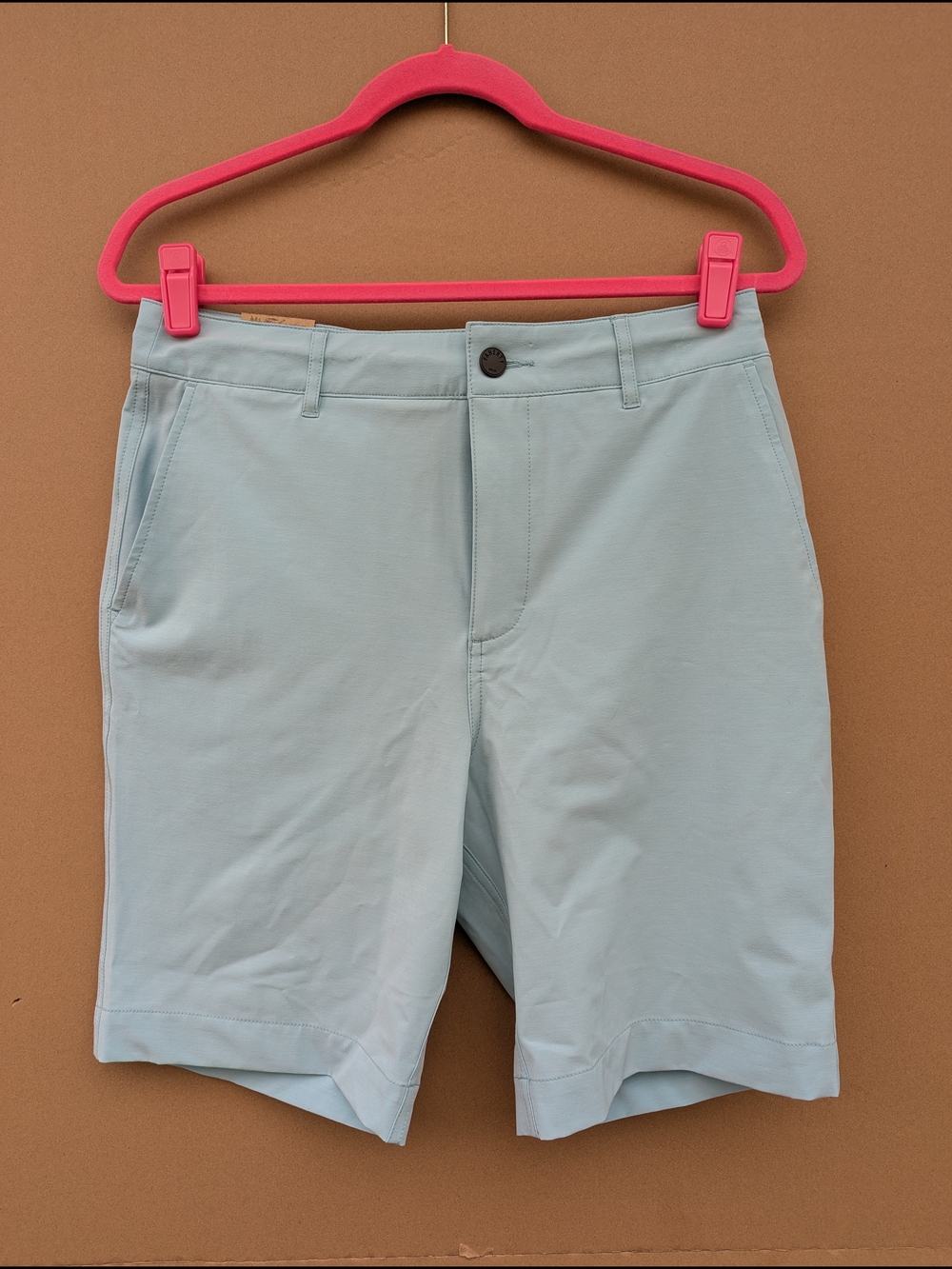 Faherty All Day Shorts 29 Seafoam Blue Green 9" Inseam $98 NWT Hybrid Men's